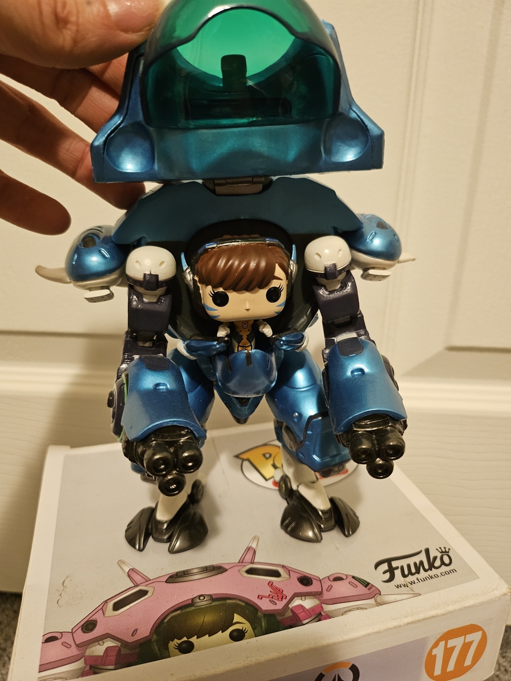 Funko D.Va Mech Metallic Blue Pop! Figure #177